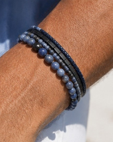 Lindos Sodalite Multi Strand Bracelet secondary product image