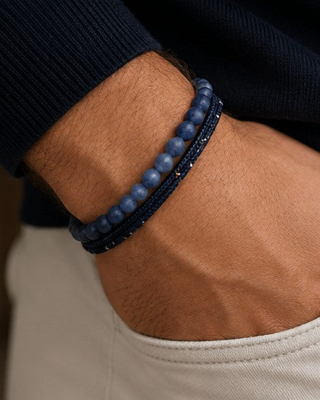 Plaka Sodalite Double Strand Bracelet secondary product image