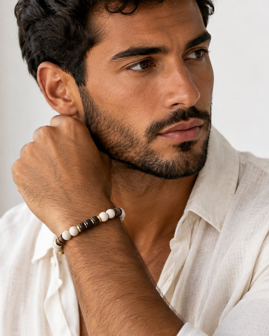 Dionysus River Stone Beige Bracelet secondary product image