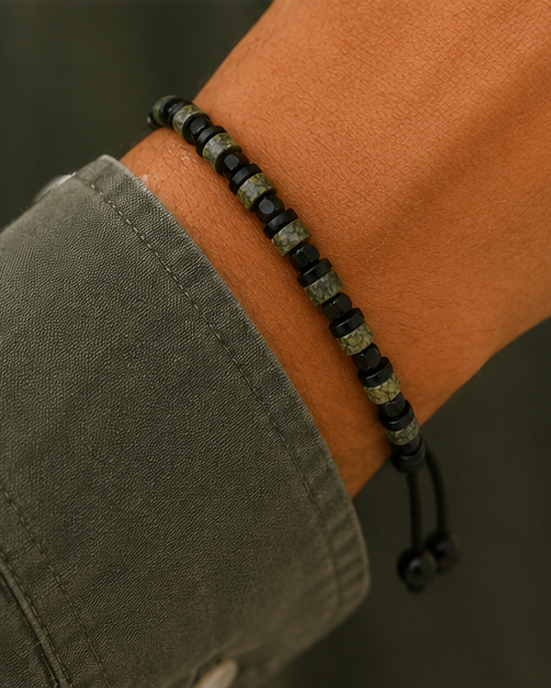 Chios Green Agate Bracelet secondary product image